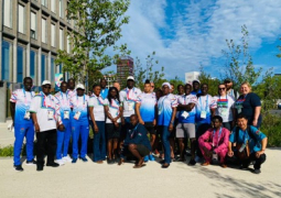 Gambian team in Paris