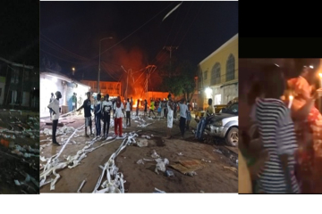 Vandalism, arson & looting occur as Gambians protest blackout in Greater Banjul