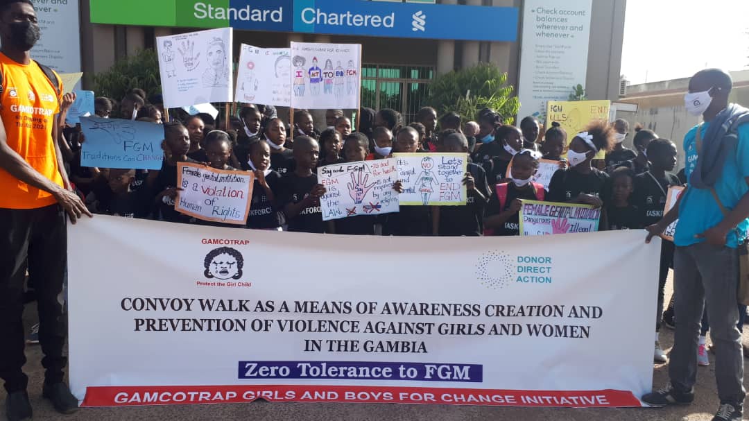 Gamcotrap ambassadors for change observes Int’l Day of Zero Tolerance on FGM