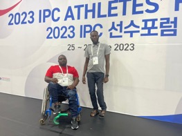 Gamo, Drammeh return from IPC Athletes’ Forum