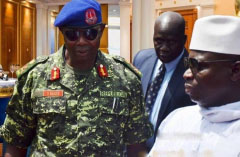 Gen. Saul Badjie, top other GAF officials return from exile