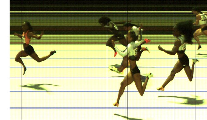 Gina Bass finishes 2nd in France 100m race