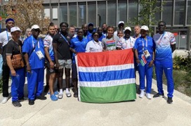 GNOC president visits Gambian athletes