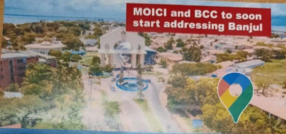 MOICI to introduce Google Plus Code System in Banjul