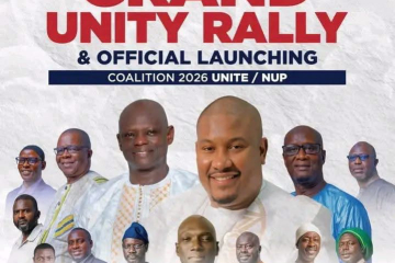 Coalition 2026 set for grand unity rally, NUP/UNITE alliance launch