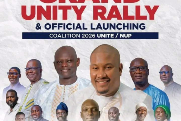 Coalition 2026 set for grand unity rally, NUP/UNITE alliance launch