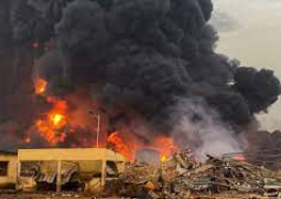 Guinea Conakry Fire engulfs military camp