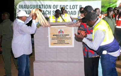 Barrow inaugurates 4.5km Gunjur Seaside Road, calls for political unity