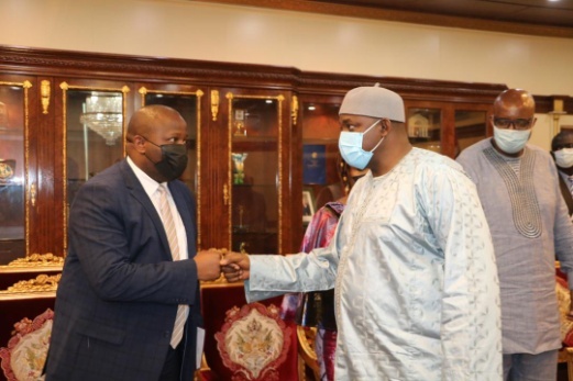 Barrow welcomes APRM plan to establish office in Gambia