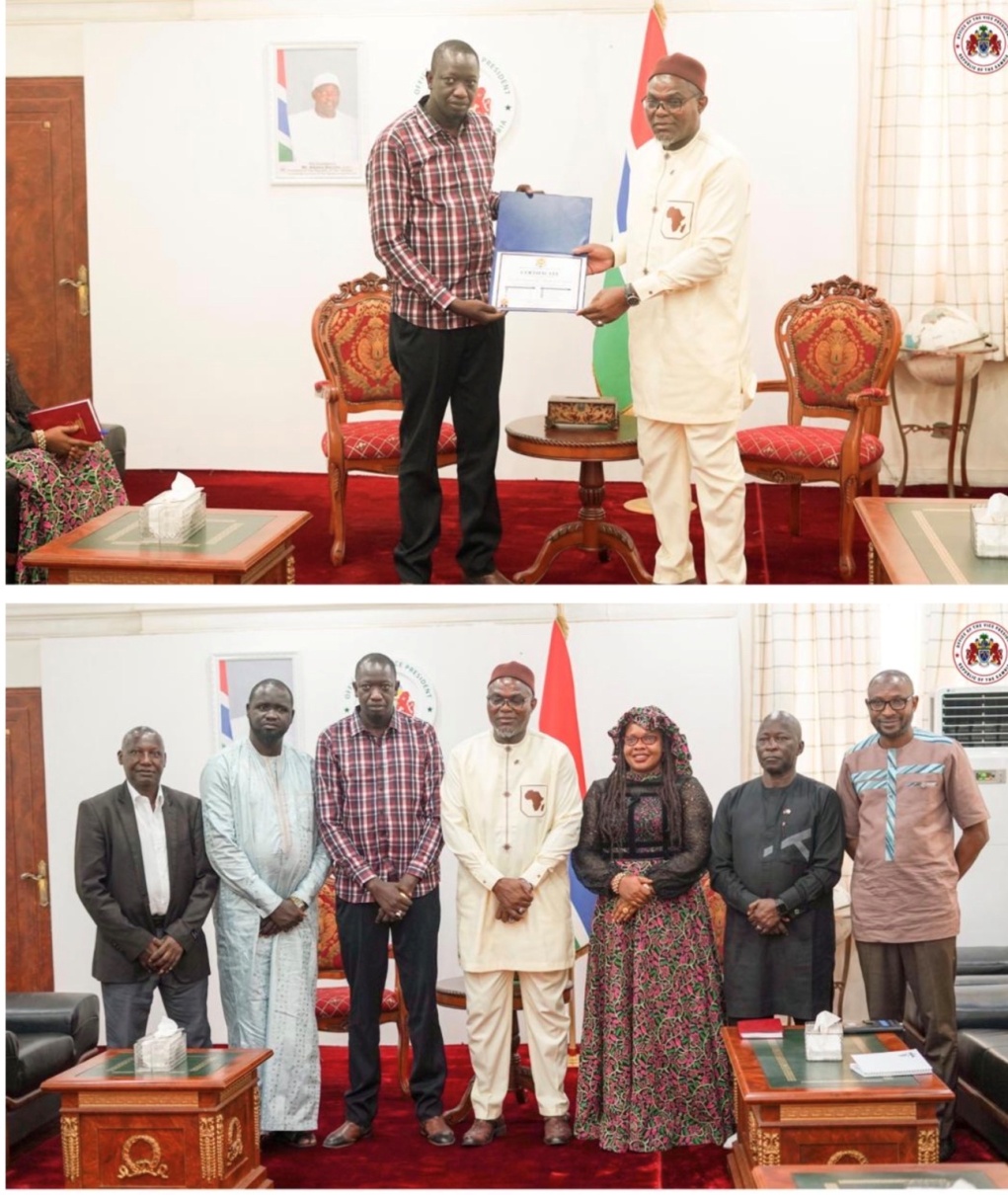 Hadigala International College briefs VP on growth, hands over security force scholarships
