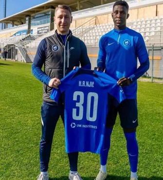 Futbola Klubs unveil Gambia U-20 midfielder Haruna Rashid Njie