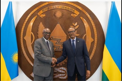 Rwandan president receives Chief Justice Hassan B. Jallow