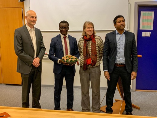 Gambian student defends doctorial thesis