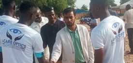 I-Care Optics Proprietor donates jerseys to Yundum, Busumbala