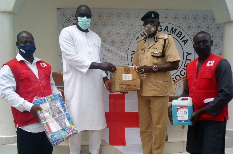 ICRC, GRCS hands over PPEs to Gambia Prisons