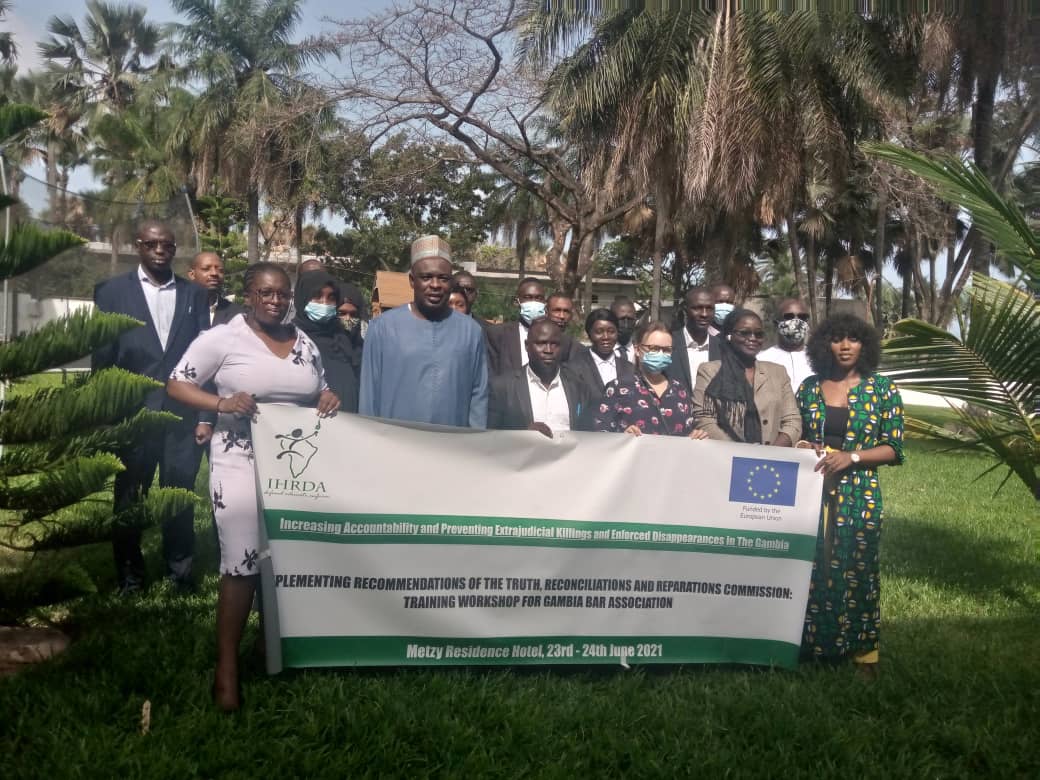 IHRDA trains Gambia Bar Association on combating enforced disappearances, extrajudicial killings