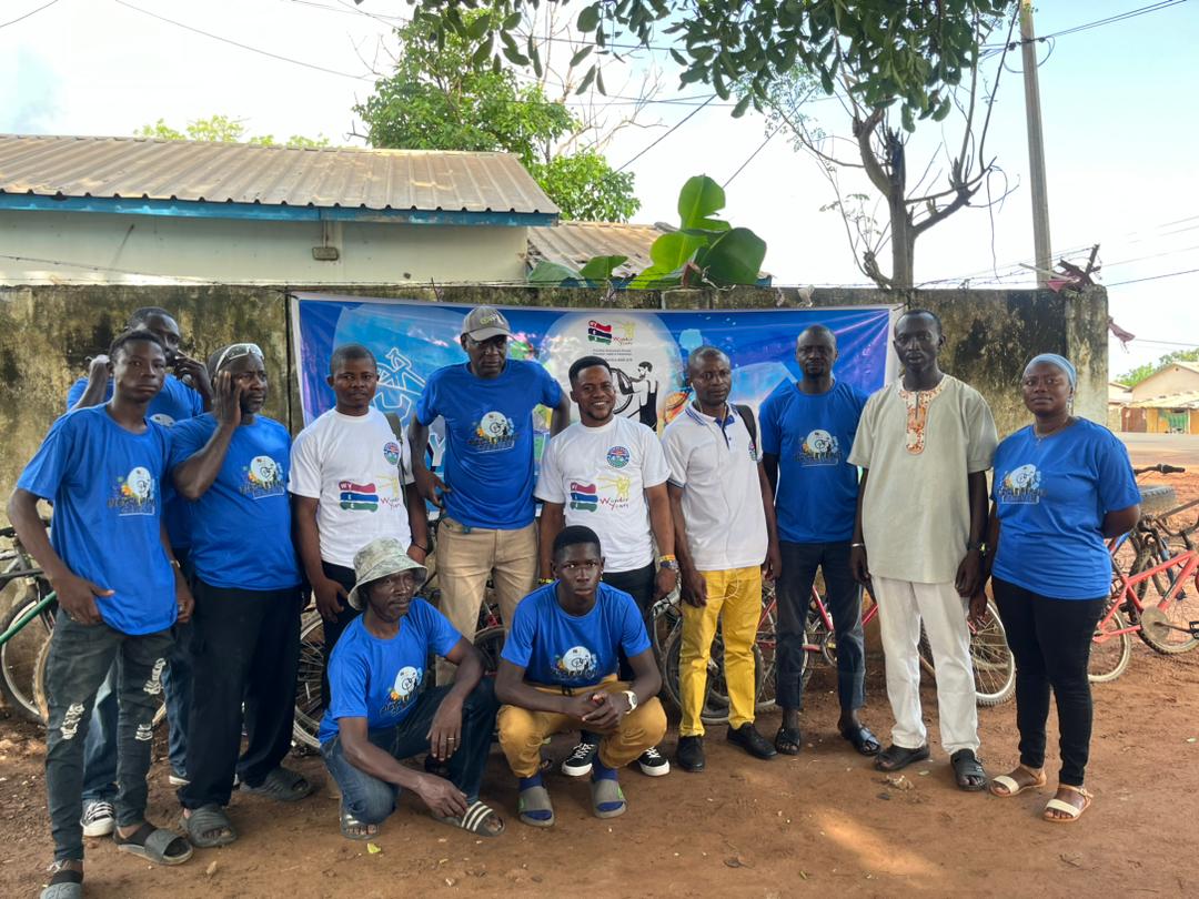 WYCE Gambia project repairs over 200 bicycles  in Foni