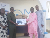 IOM donates weather station equipment worth over D2M to Dept. of Water Resources