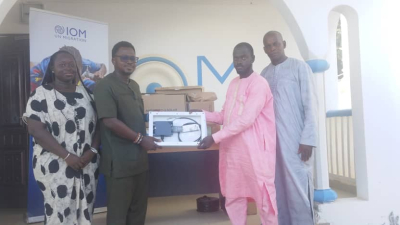 IOM donates weather station equipment worth over D2M to Dept. of Water Resources