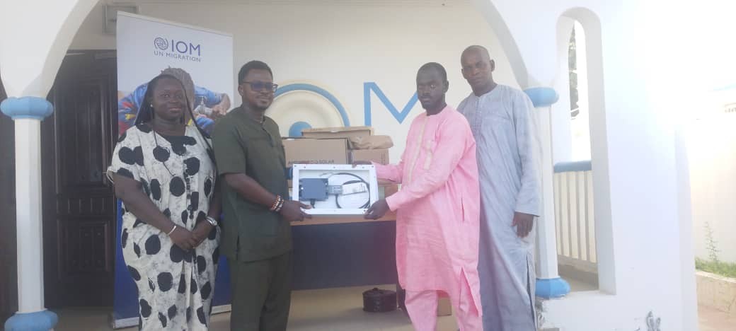 IOM donates weather station equipment worth over D2M to Dept. of Water Resources