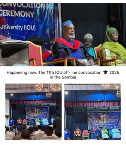IOU convenes 11th Convocation Ceremony