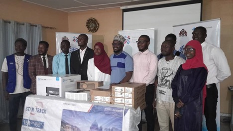 ITC presents office equipment to peace building organizations