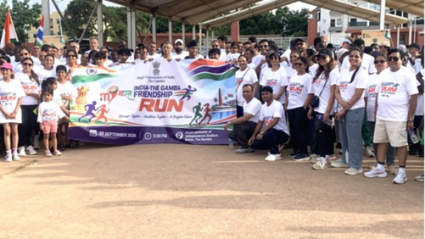 Indian High Commission organises India-Gambia friendship run