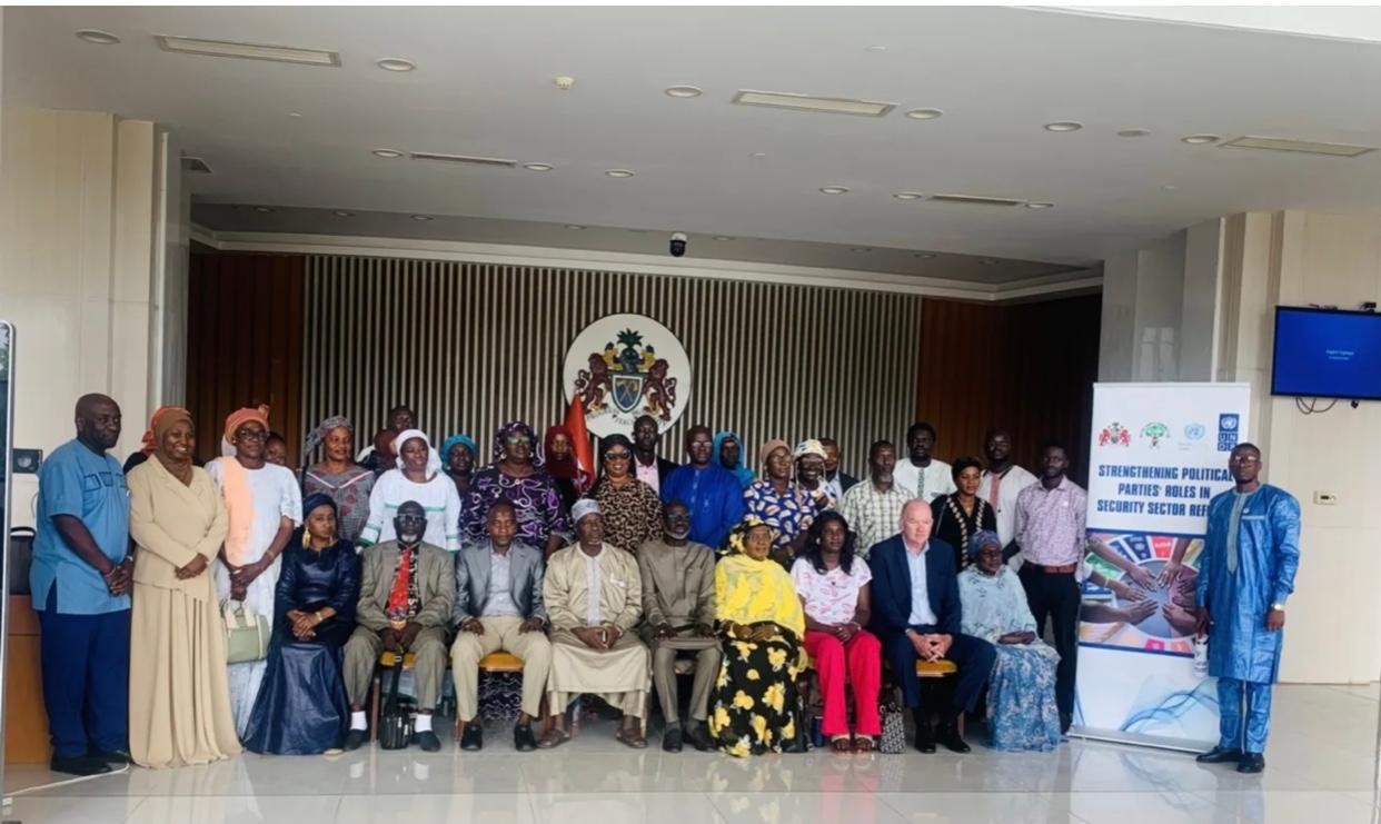 UNDP & ONS train Inter-Party Committee on Security Sector Reform