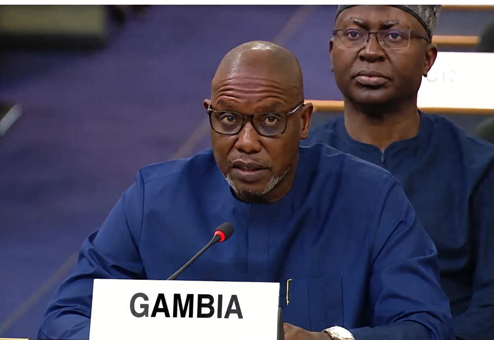 Interior Minister Sanyang makes case at UNHCR executive session