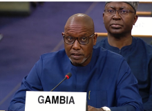 Interior Minister Sanyang makes case at UNHCR executive session