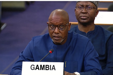 Interior Minister Sanyang makes case at UNHCR executive session
