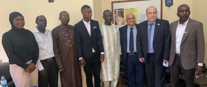Gli ufficiali di pallavolo italiani concludono la visita in Gambia