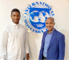 Goodwill Ambassador Jaiteh meets IMF Resident Rep to Gambia 