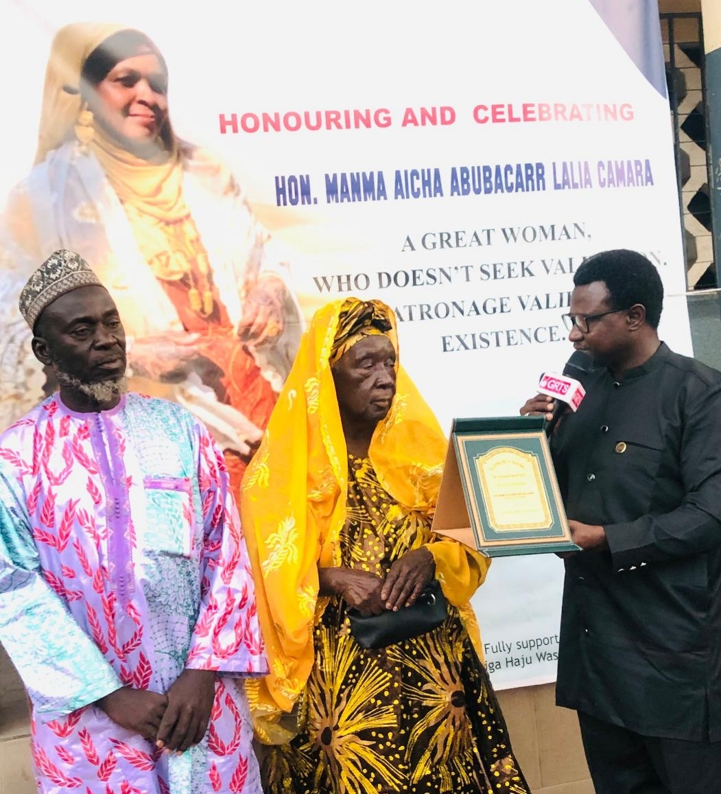 Jama Jigi Haaju Wasa honours Aicha Abubacarr Lalia Camara