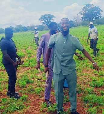 Foni Bintang NAM champions agriculture with visit to Janabk village
