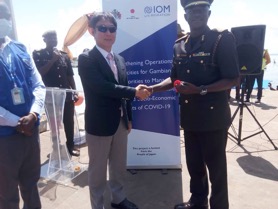 Japanese gov't donates speed boat to GID