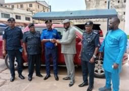 Jawara donates patrol vehicle