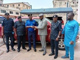 Jawara donates patrol vehicle to police to fight crimes