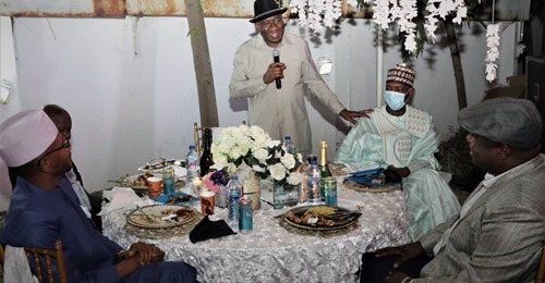 Jonathan meets 15 Gambian party leaders in Abuja