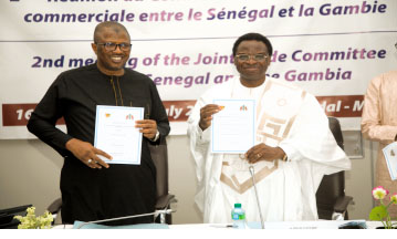 Joof and Diop call for increase in trade level between Senegal and Gambia