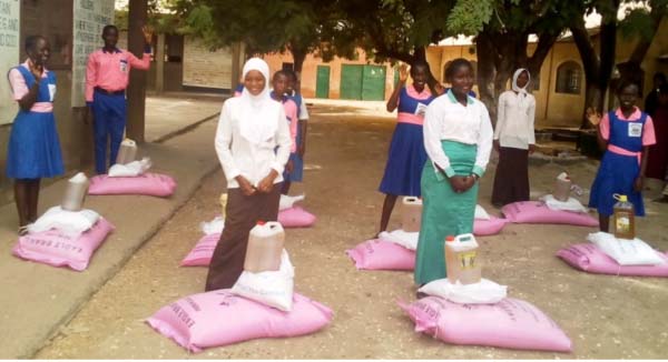 JOYE support sponsored students, volunteers with food aid