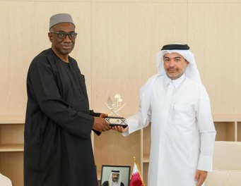 Chief Justice Jallow meets Qatari Justice officials