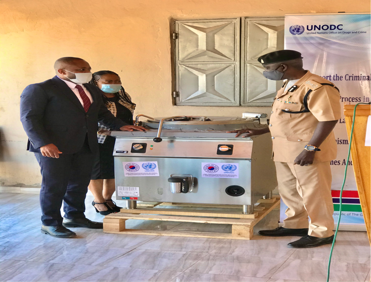 KOICA, UNODC donate 10 modern cooking equipment to GPS