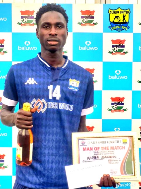 2nd Tier: Kabba Sambou scoops Man of Match Award