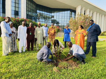 Kairo CLO plants trees in honour of late former president