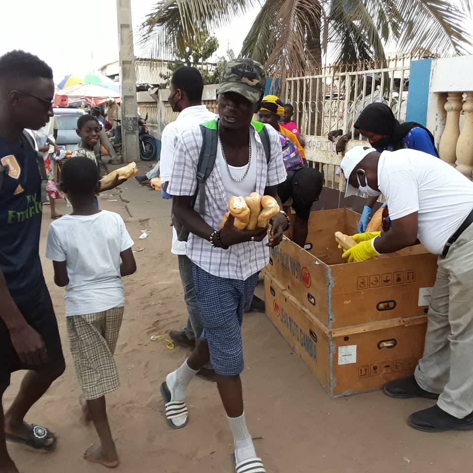 Karmic Angel, Sir Farimang Singhateh Foundations Embark on Free Fresh Bread Distribution