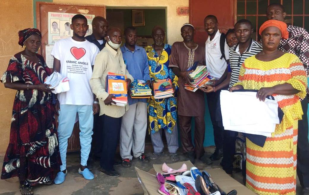 Karmic Angels donate learning materials to Sittanunku LBS