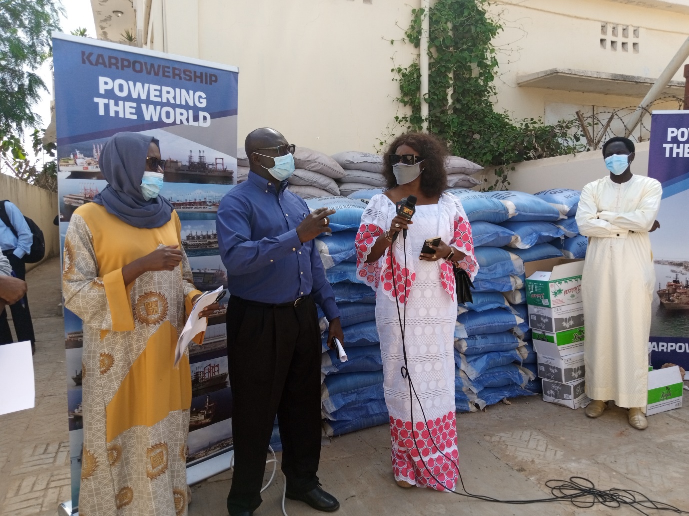 Karpowership donates bags of rice, sugar to 150 needy families