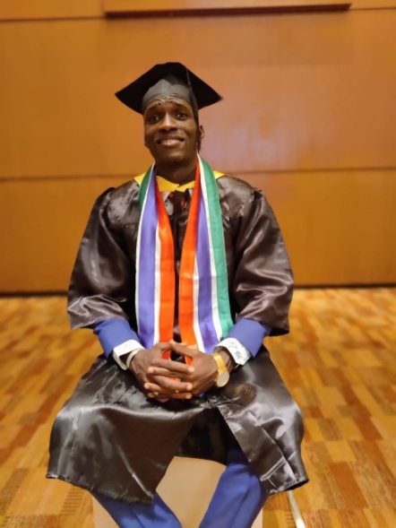 Gambian student bags excellence awards in India