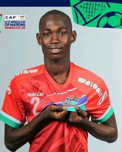 Talented Gambia U-17 defender Kawsu Sanneh in Ukraine for trial with FC Rukh Lviv